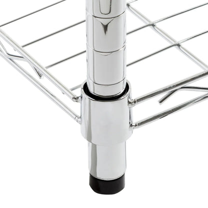 Assembled Foldable Metal Storage Shelving Unit - 3 Sizes & 2 Colors!