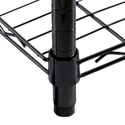 Assembled Foldable Metal Storage Shelving Unit - 3 Sizes & 2 Colors!