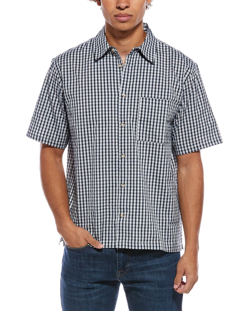 NAVY/ SOHO CHECK-