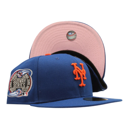 New Era x NYCMode 59Fifty MLB New York Mets 2000 Subway Series Fitted W/ Pink Undervisor