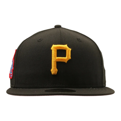 New Era 59Fifty Men Fitted Hat Black Pittsburgh Pirates 1979 World Series Pink Undervisor
