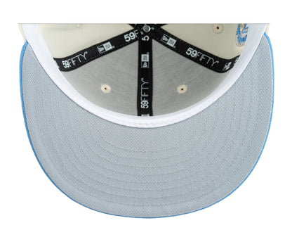 New Era Los Angeles Angels 50th Anniversary Grey Bottom 59FIFTY Men's Fitted Hat — Grey