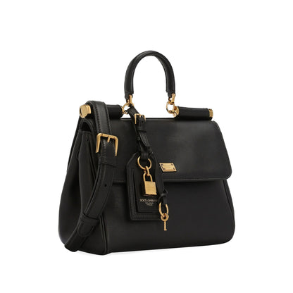 Tote Bag Black Calfskin