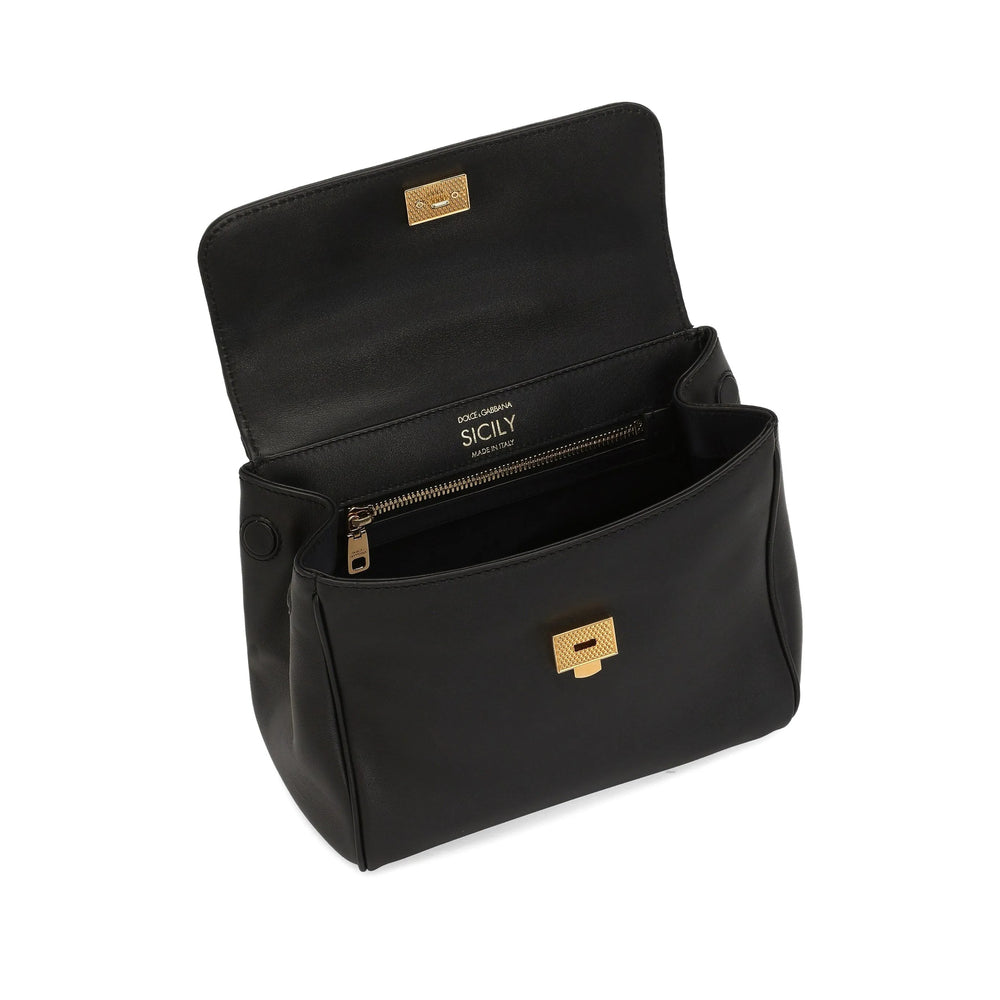 Tote Bag Black Calfskin