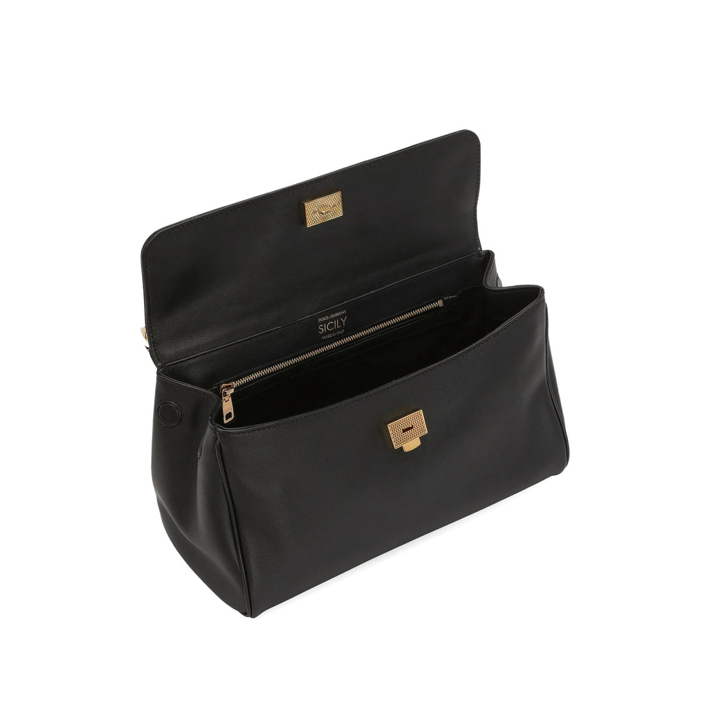 Tote Bag Calfskin Black