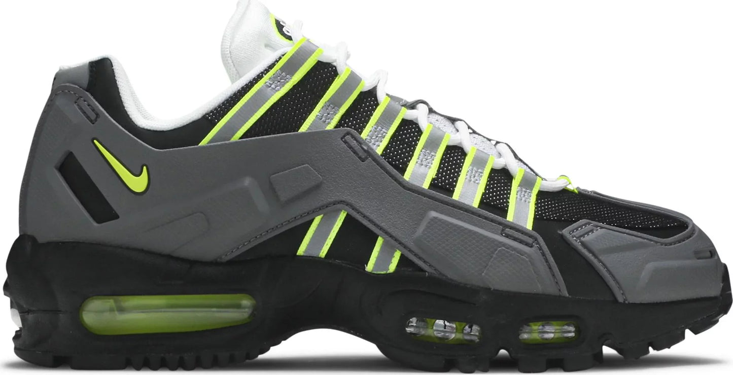 Black/Neon Yellow-Medium Grey-