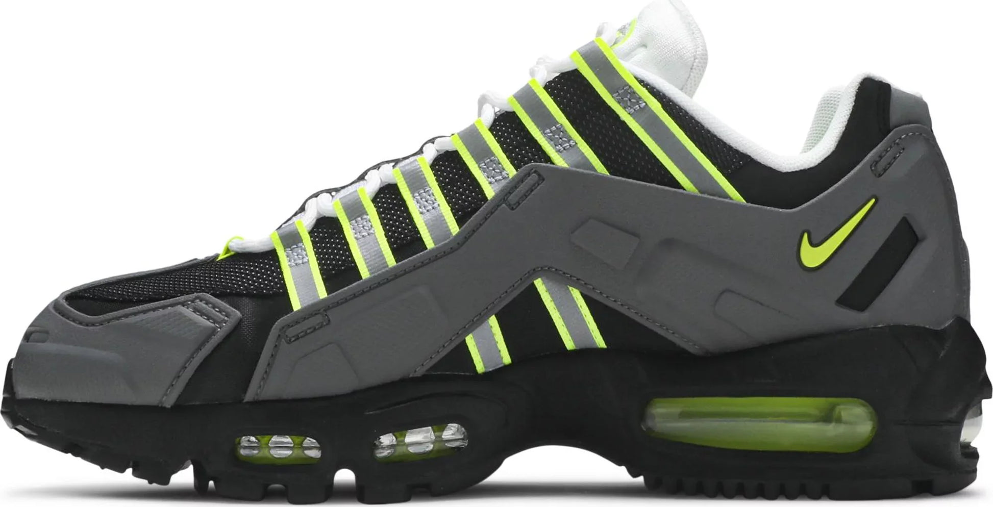 Black/Neon Yellow-Medium Grey-