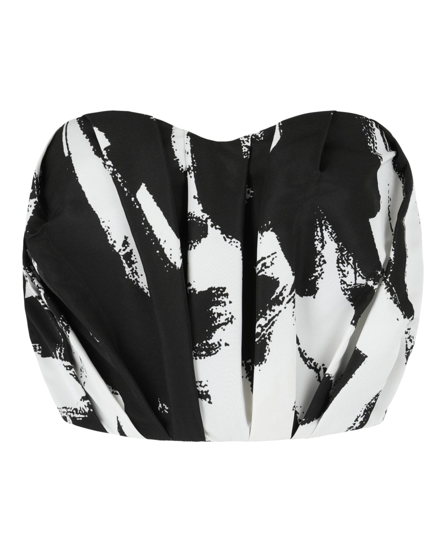 Alexander McQueen Graffiti Bustier Top