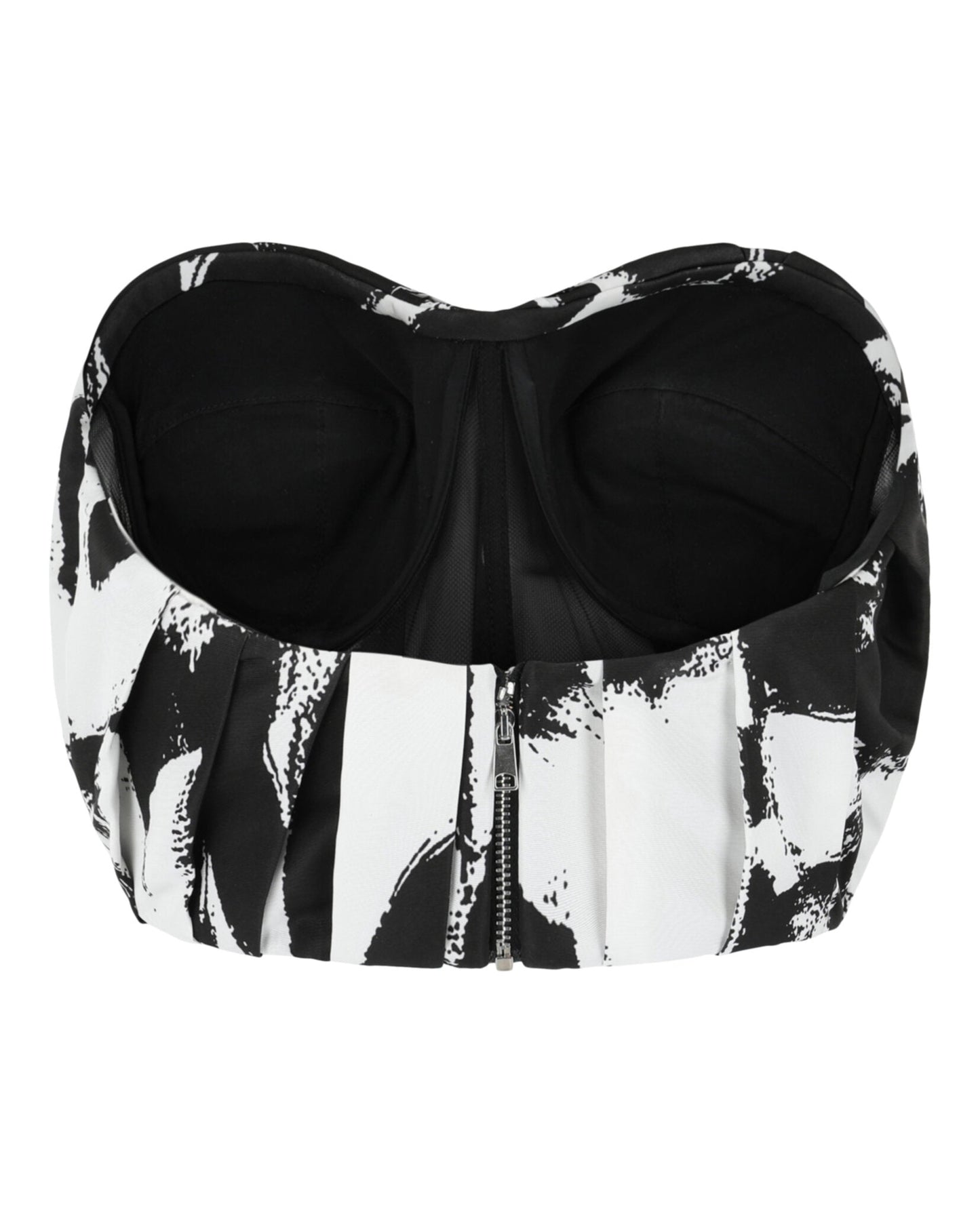 Alexander McQueen Graffiti Bustier Top