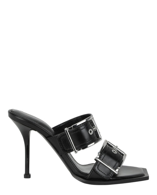 Alexander McQueen Double Buckle Punk Mules