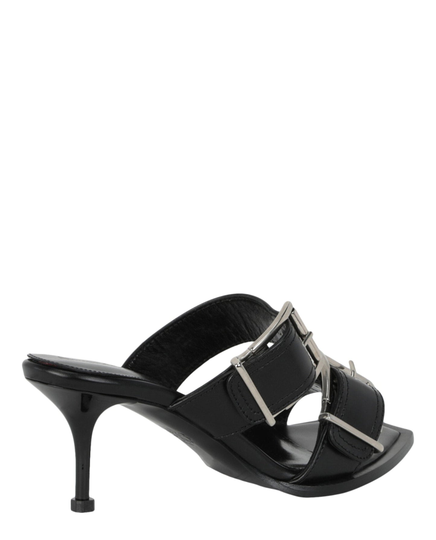 Alexander McQueen Double Buckle Punk Mules