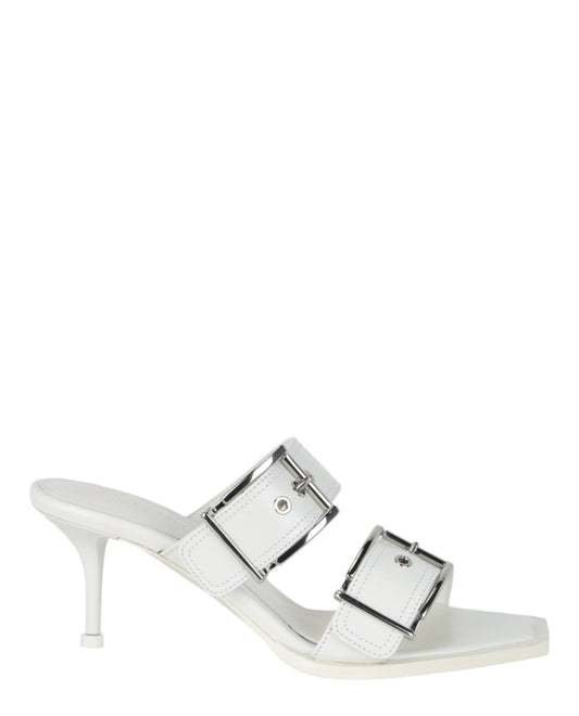 Alexander McQueen Double Buckle Punk Mules