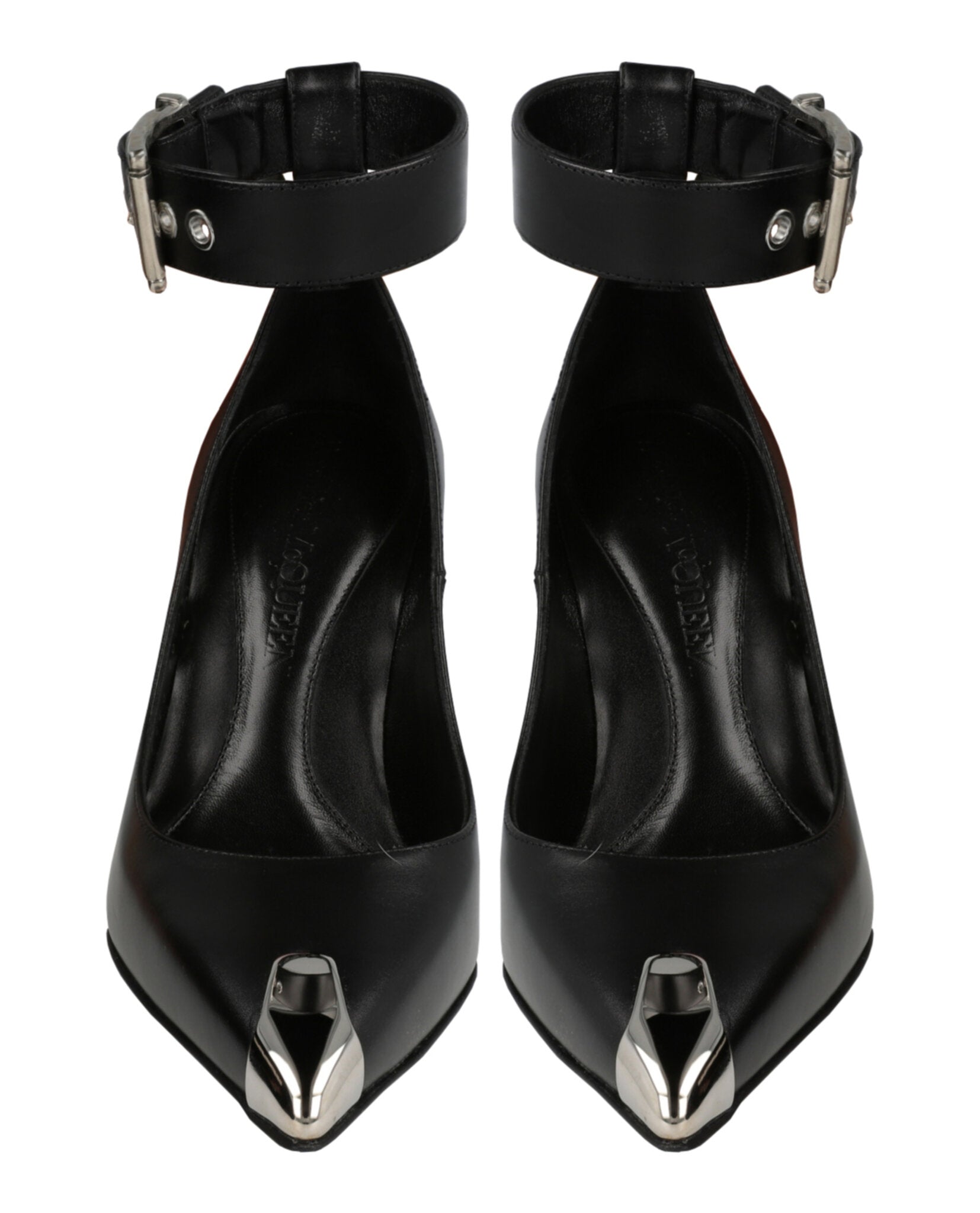 Alexander McQueen Buckle Leather Heels – Zulily