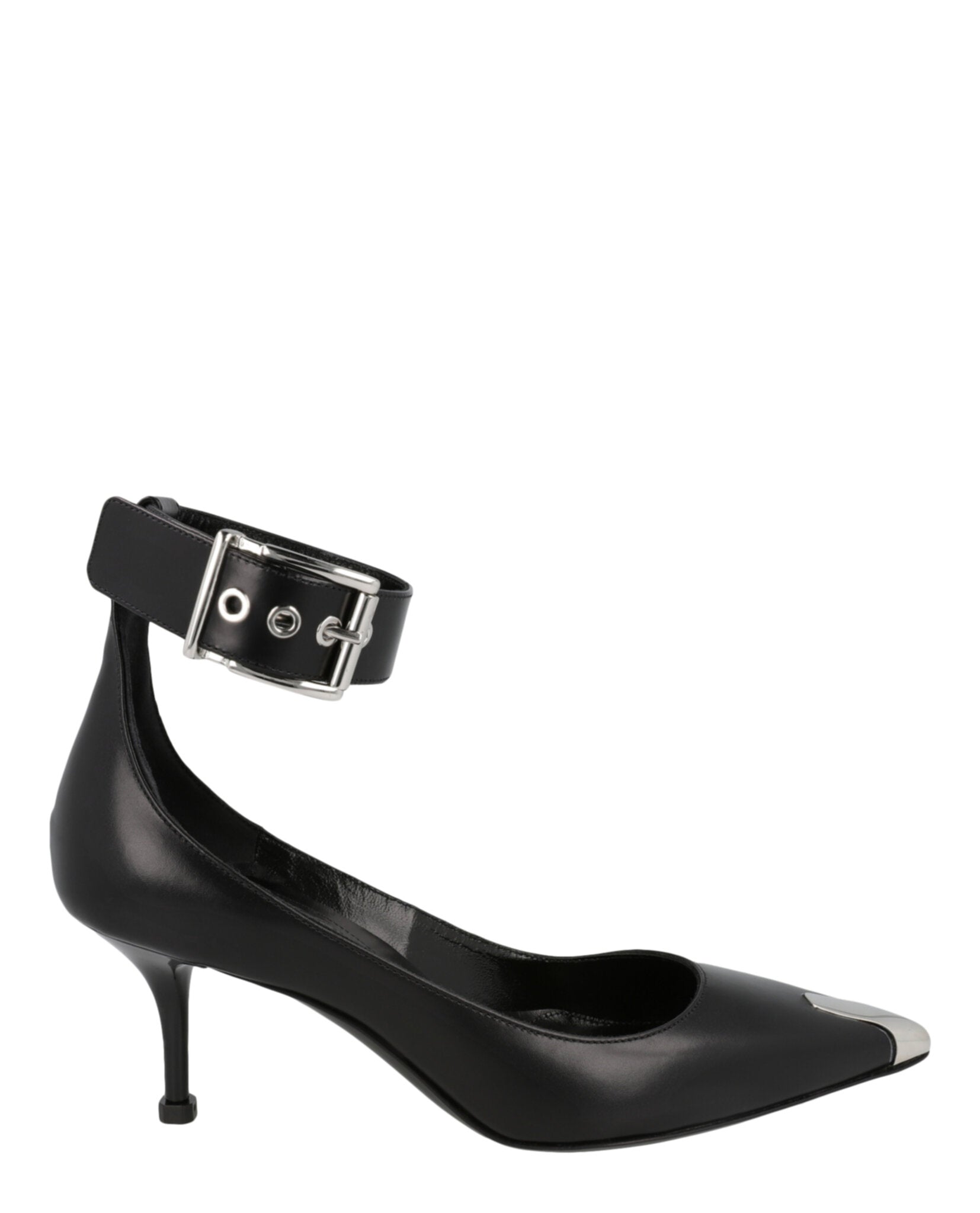 Alexander McQueen Buckle Leather Heels – Zulily