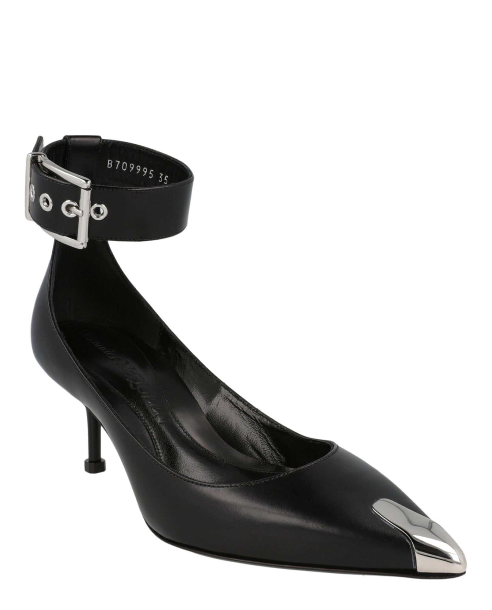 Alexander McQueen Buckle Leather Heels – Zulily