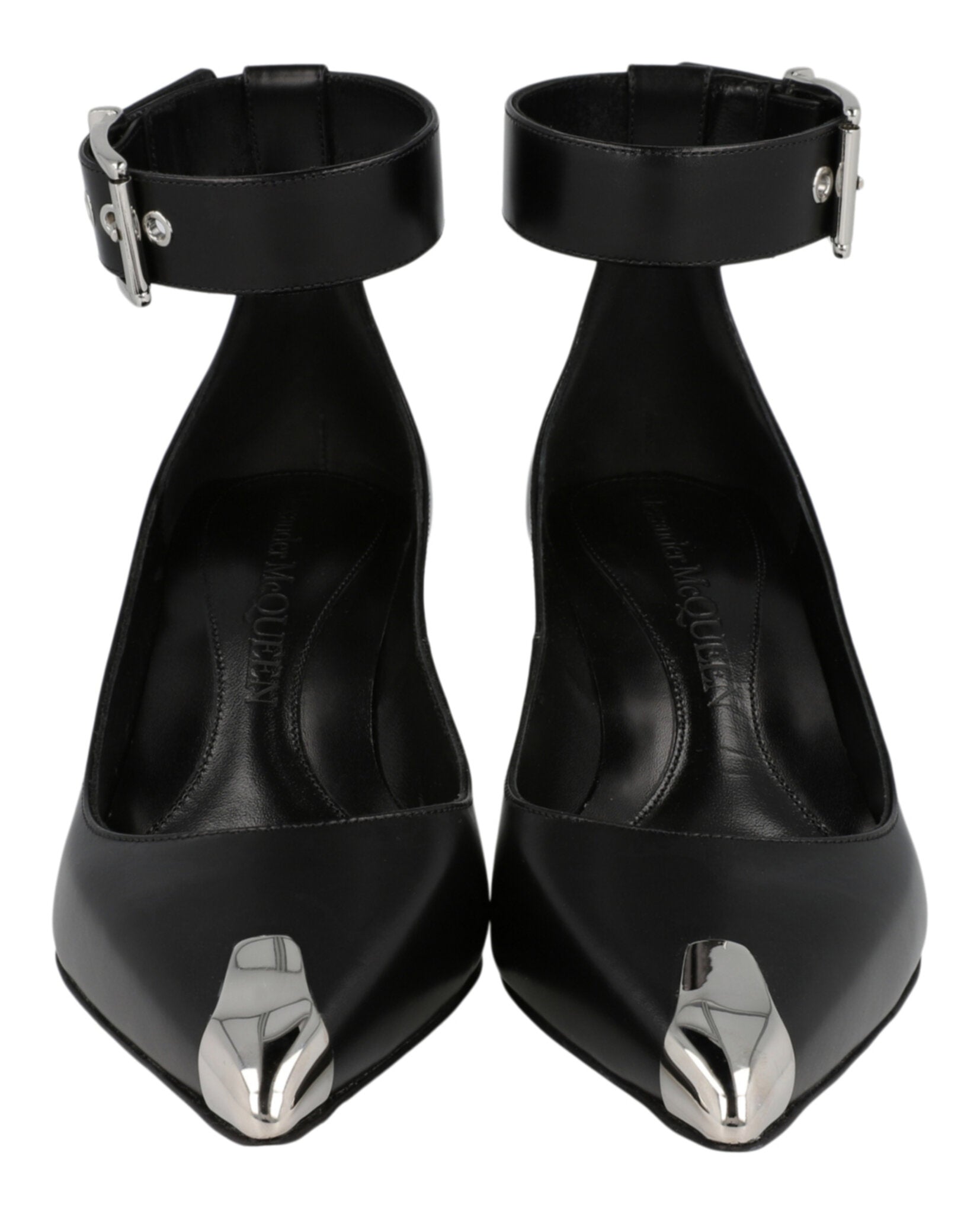 Alexander McQueen Buckle Leather Heels – Zulily