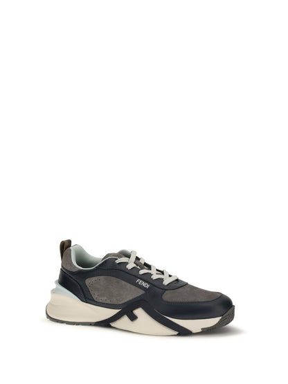 Trainers Calf Leather Blueberry/Ash/Mint