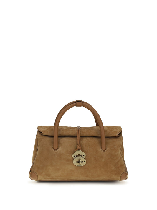 Handbag Dotta Brown Calf Leather