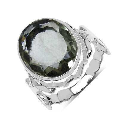 Genuine Green Amethyst Jewelry Set