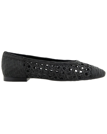 BLK EMBR RAFFIA-