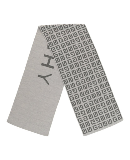 Givenchy Reversible Logo Wool Scarf