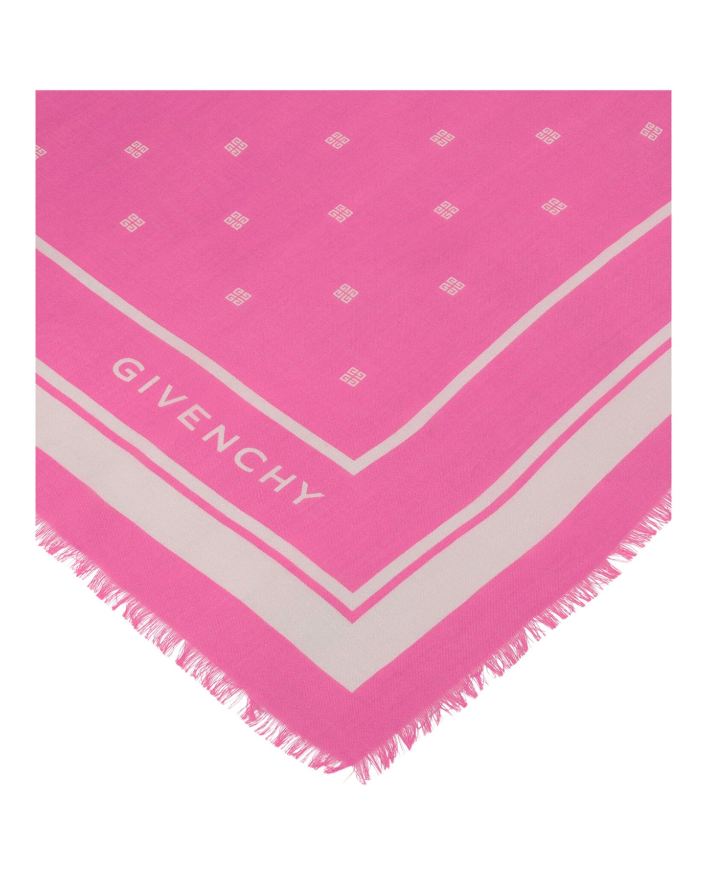 Givenchy 4G Shawl in Cashmere and Silk
