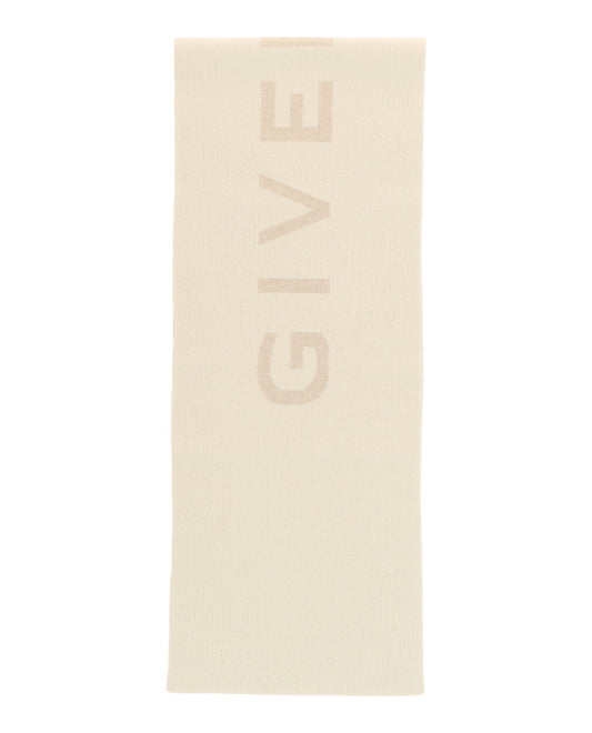 Givenchy Reversible Logo Wool Scarf