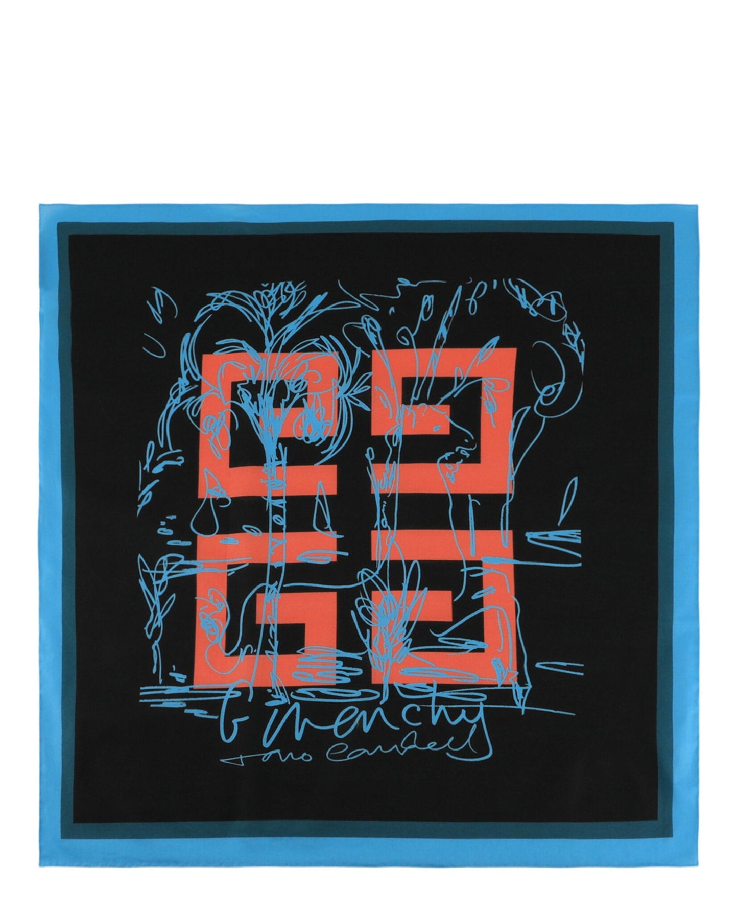 Givenchy  X Tomo Campbell 4G Monogram Scarf