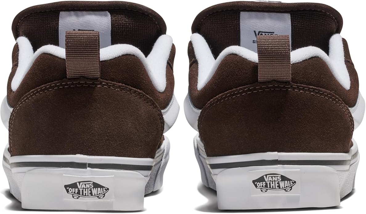 [vn0009qcnwh] Mens Vans Knu Skool - Brown/white