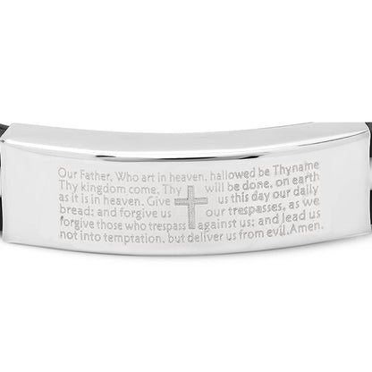Lord's Prayer Lasso ID Bracelet