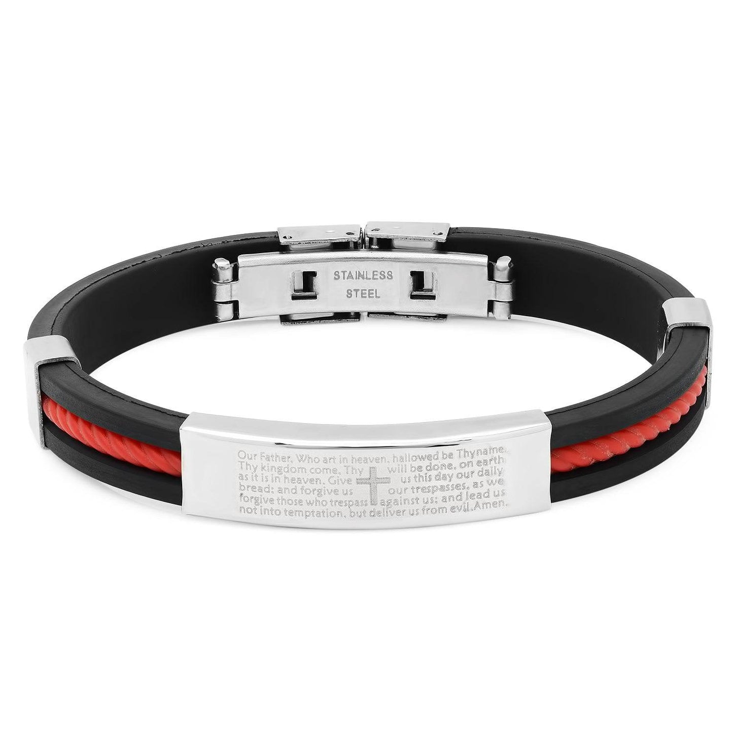 Lord's Prayer Lasso ID Bracelet