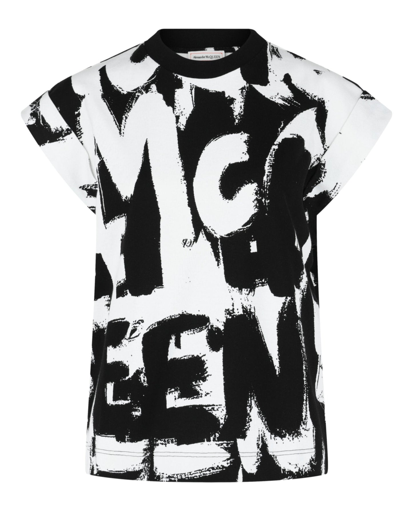 Alexander McQueen Graffiti Print T-Shirt