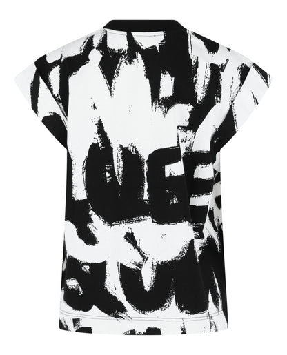 Alexander McQueen Graffiti Print T-Shirt
