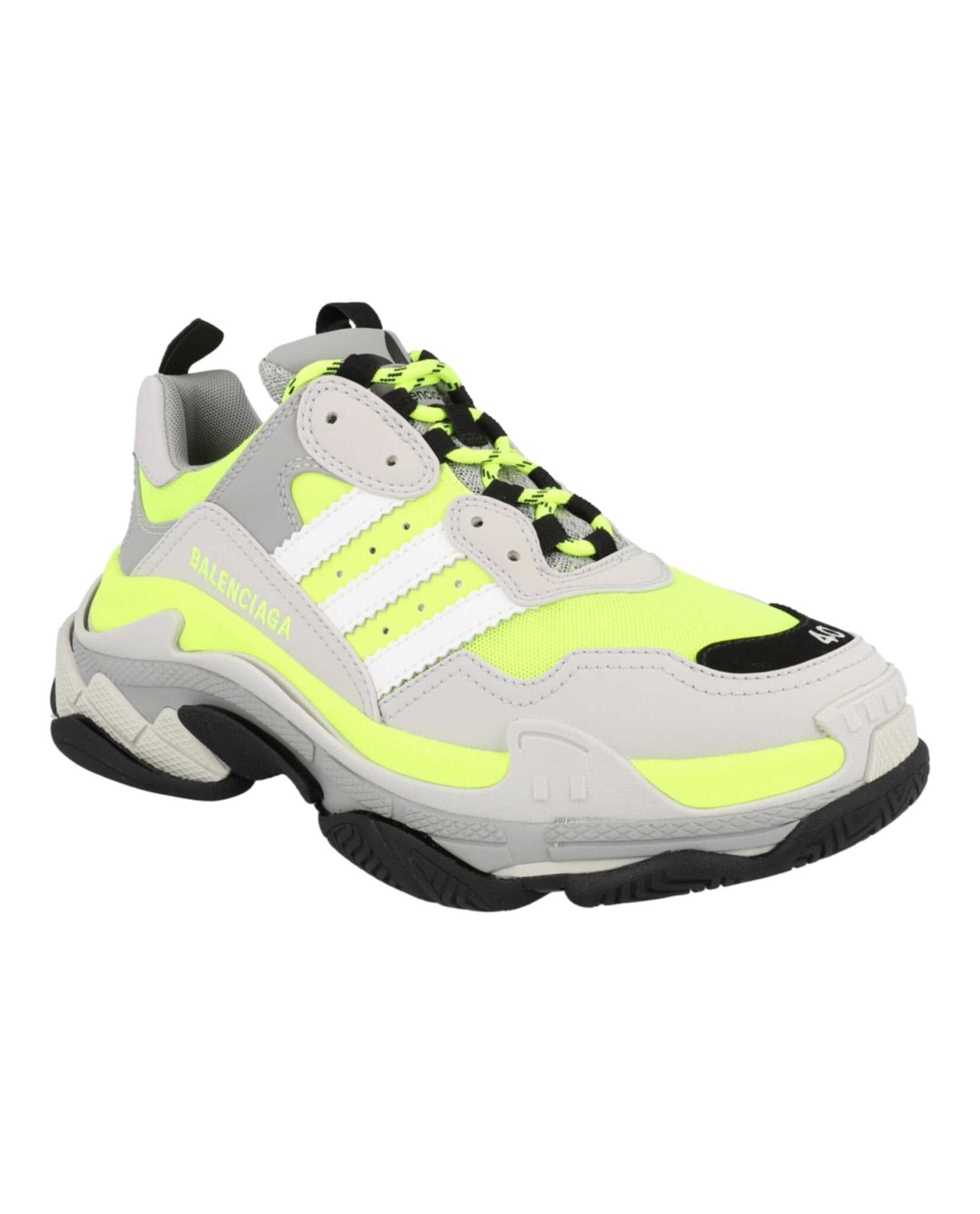 Fluorescent Yellow Black Grey-