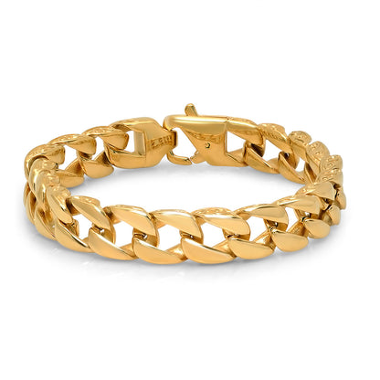 Golden Sovereign Cuban Link Bracelet