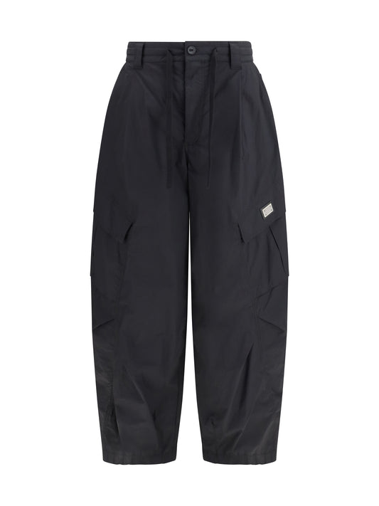 Trousers Cotton Gabardine Black