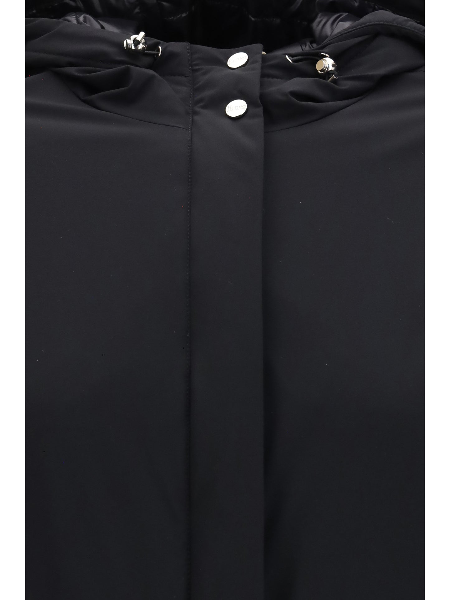 Hooded Down Jacket Black
