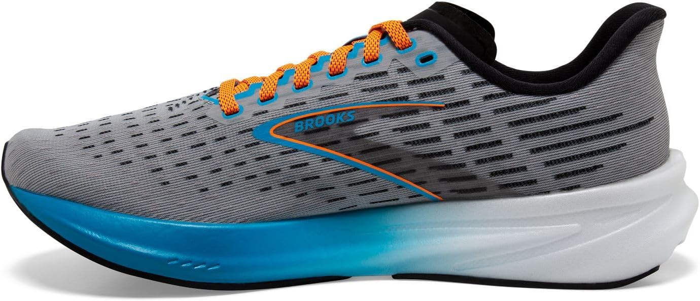 Brooks Men's Hyperion - Grey/Atomic Blue/Scarlet