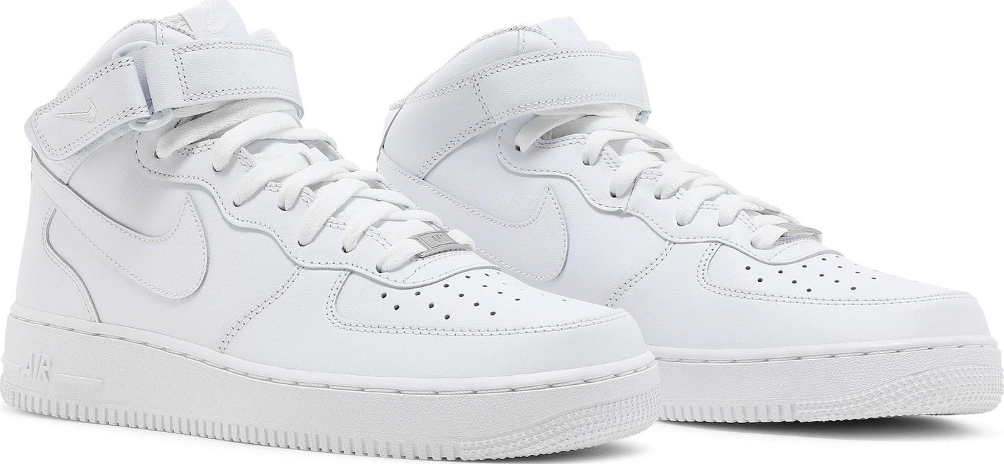 Nike Men's Air Force 1 Mid '07 'White' 2021 Sneakers