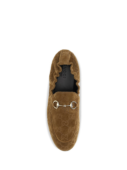 Loafers GG Suede Pepper Brown