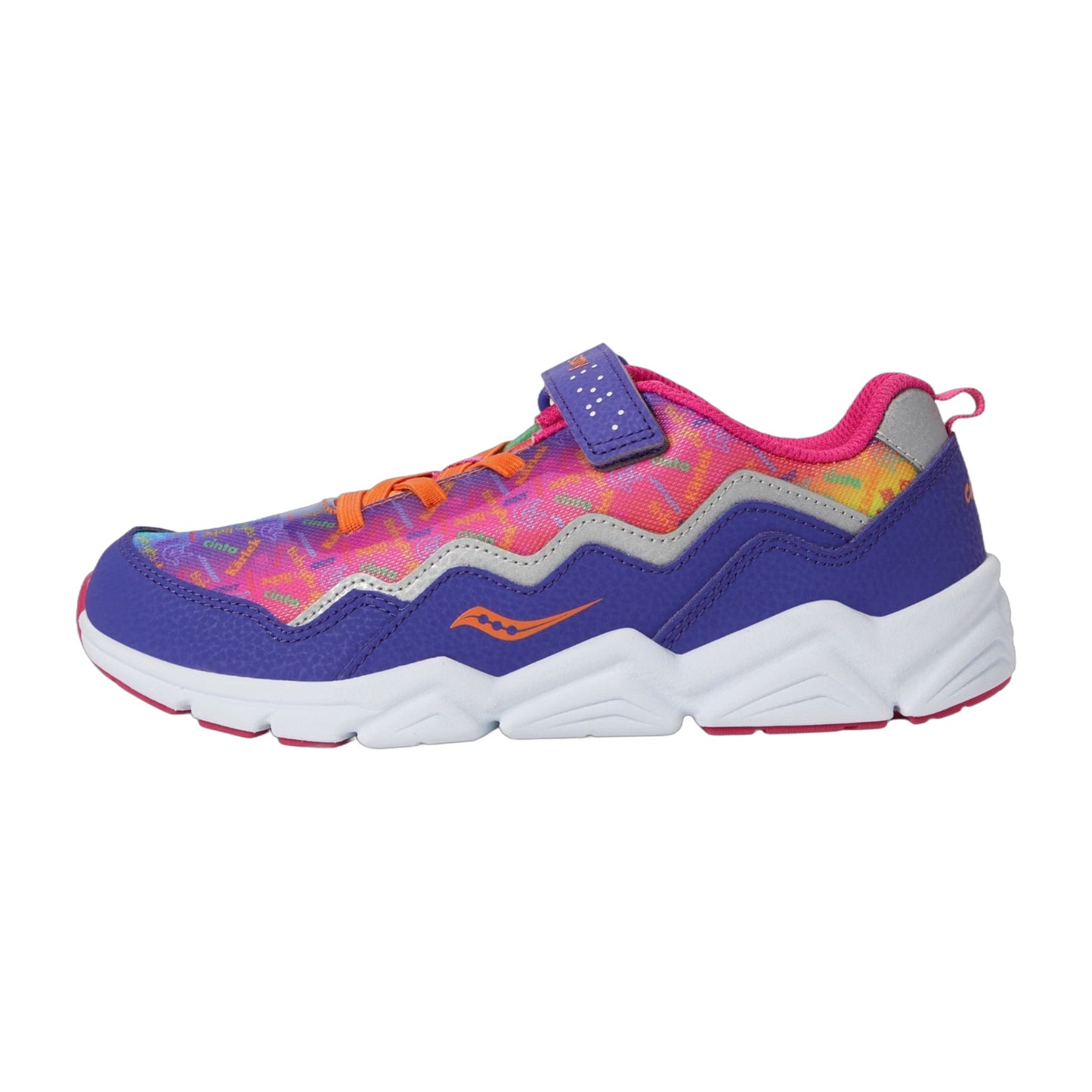 Saucony Preschool Flash 2.0 (Wide Width) Rainbow Love