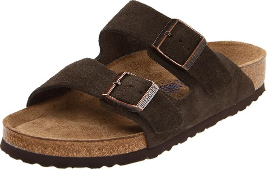 Birkenstock Arizona Suede Soft Footbed Sandals