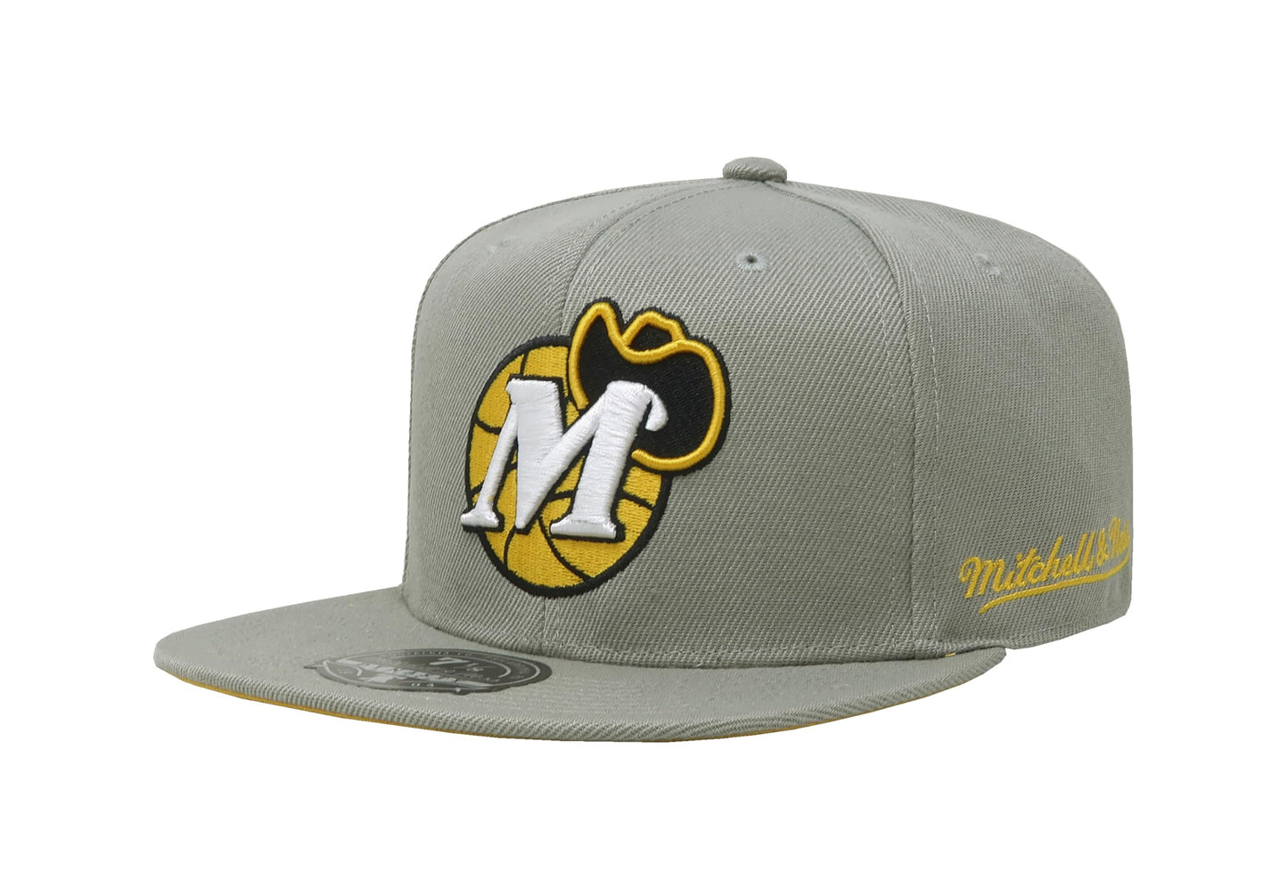 Mitchell & Ness Men's NBA Sunny Gray Fitted Hwc Mavericks