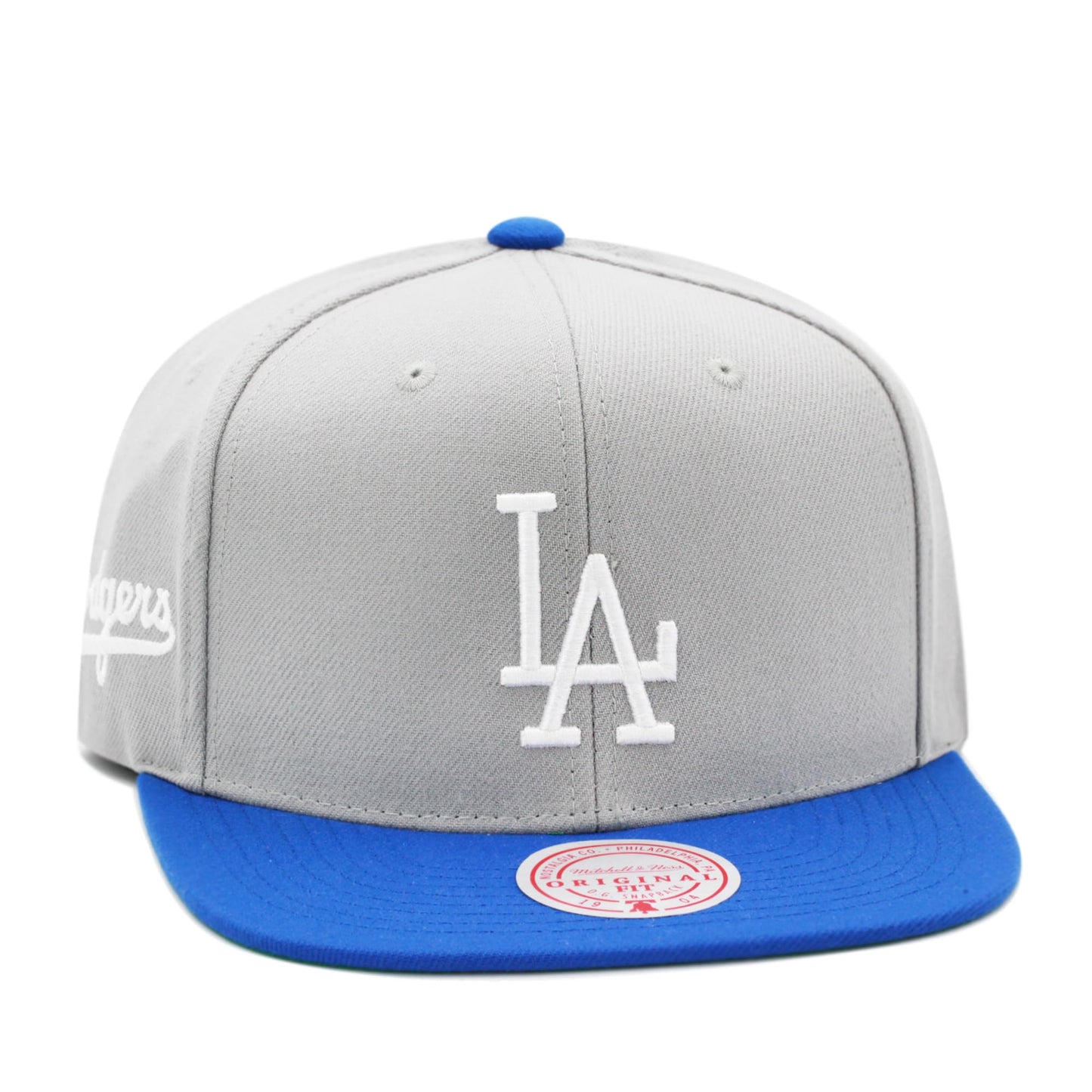 Men's Mitchell & Ness MLB Away Snapback Coop Dodgers