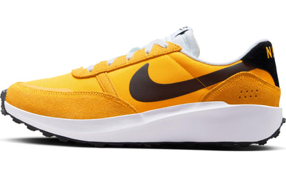 Nike Men's Waffle Nav 'University Gold Black White Gold Leaf' Sneakers