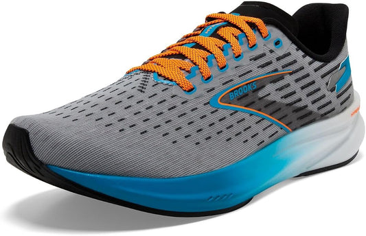 Brooks Men's Hyperion - Grey/Atomic Blue/Scarlet