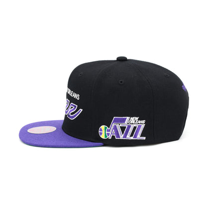 Mitchell & Ness Men's NBA Team Script 2.0 Snapback Hwc Jazz Snapback Caps