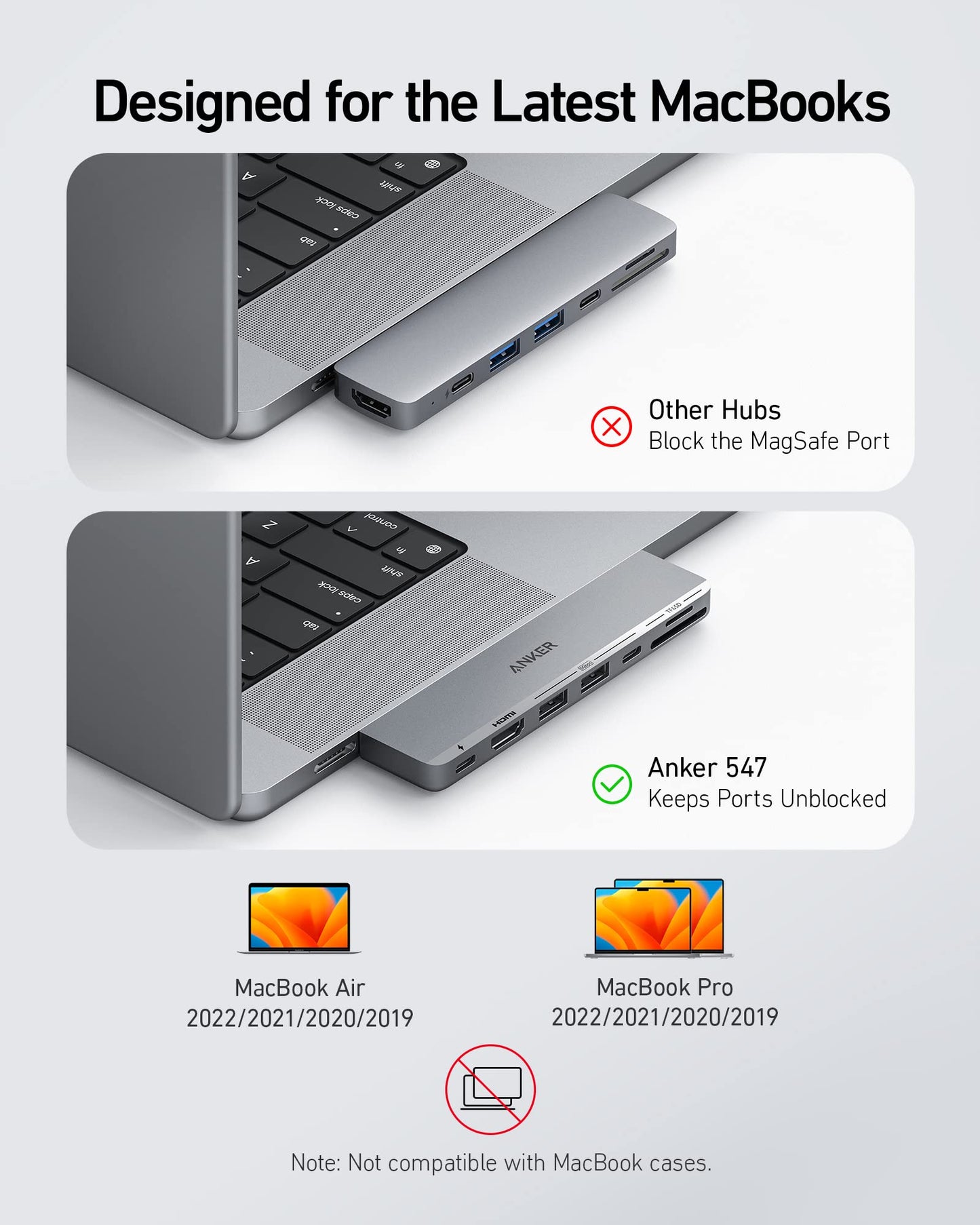 Anker <b>547</b> USB-C Hub (7-in-2, for MacBook)