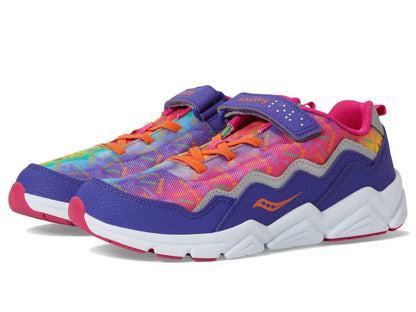 Saucony Preschool Flash 2.0 (Wide Width) Rainbow Love