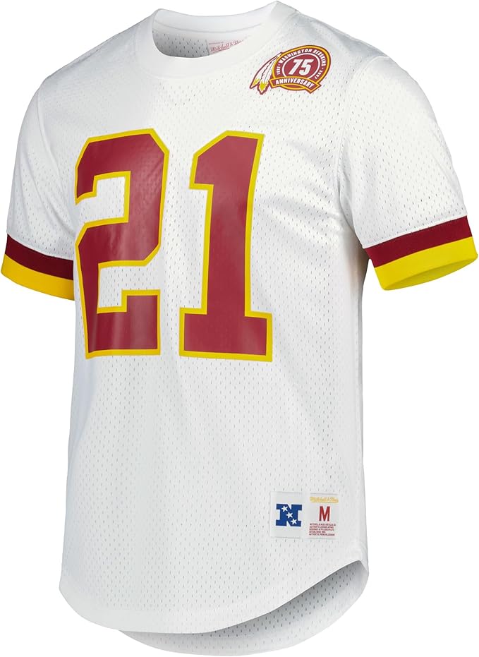 Men's Mitchell & Ness NFL N&N Mesh Crewneck Redskins 2007 Sean Taylor